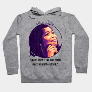 Alice Walker Portrait and Quote Hoodie